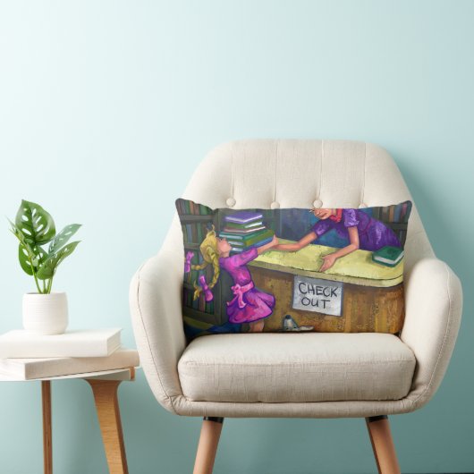 Uitchecken bibliotheek kussen (Stoel)