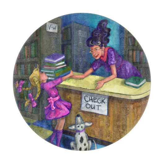 Uitchecken bibliotheek snijplank (Voorkant)