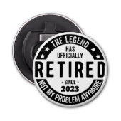 uitchecken button flesopener (Voorkant)