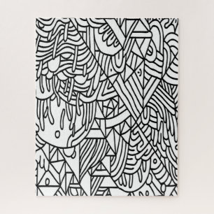 Uitdagend, Abstract volwassene Legpuzzel