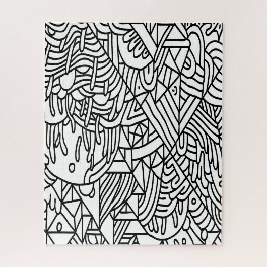 Uitdagend, Abstract volwassene Legpuzzel (Verticaal)