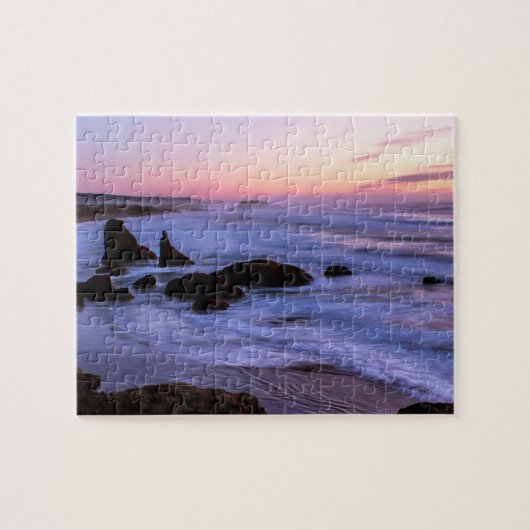 Uitdagend mooi oregonkuststrand Puzzle Legpuzzel (Horizontaal)