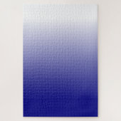 Uitdagend wit tot marineblauw (of diy) verloop legpuzzel (Verticaal)