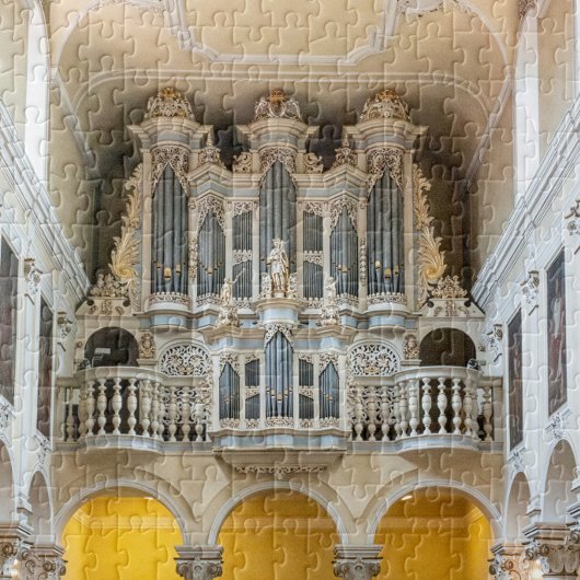 Uitdagende en gedetailleerde pijporgel legpuzzel