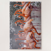Uitdagende Flamingo's Foto Legpuzzel (Verticaal)