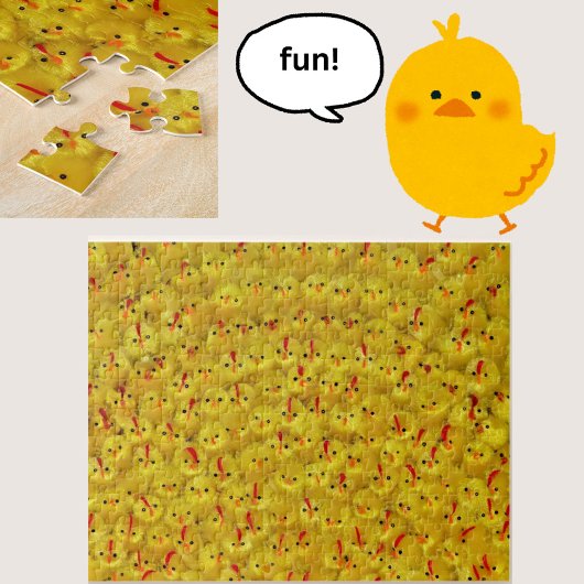 Uitdagende Gele Pasen Kuikens Legpuzzel