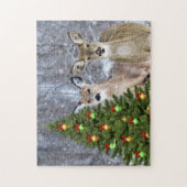 Uitdagende kerstfeestdag legpuzzel (Verticaal)