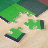 Uitdagende Kleurenblok Kunst Kleurrijke Puzzel Legpuzzel (Zijkant)