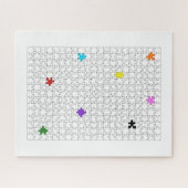 Uitdagende kleurrijke stukken abstract Legpuzzel (Horizontaal)