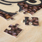 Uitdagende koffieoverlagen legpuzzel (Zijkant)