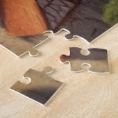 Uitdagende middeleeuwse stad legpuzzel (Zijkant)