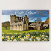Uitdagende Schotse kasteel Fraser Clan Foto Legpuzzel (Horizontaal)