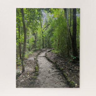 Uitdagende wandeling door Guatemalteekse regenwoud Legpuzzel