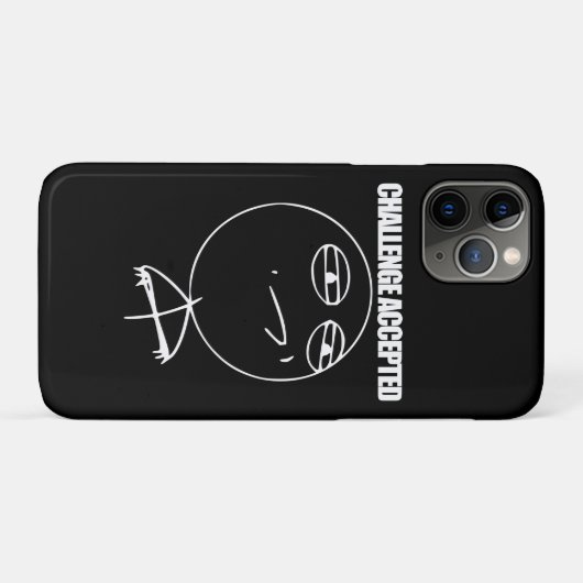 Uitdaging Aanvaard Case-Mate iPhone Case (Achterkant (horizontaal))