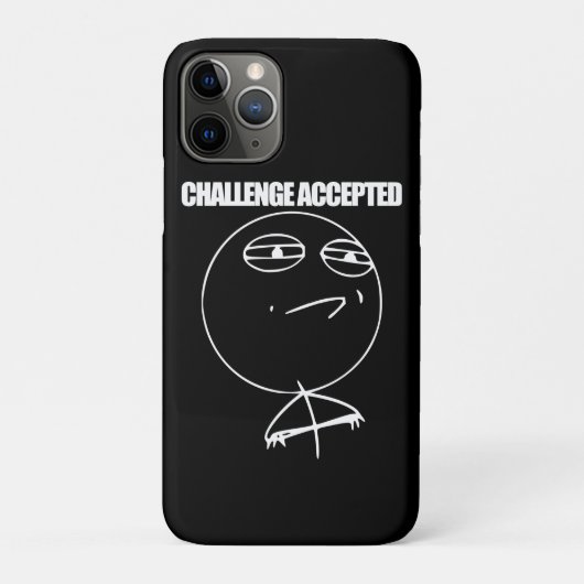 Uitdaging Aanvaard Case-Mate iPhone Case (Achterkant)