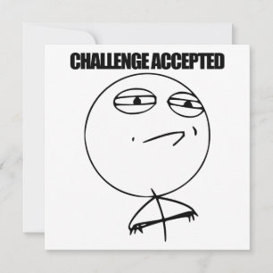 Uitdaging geaccepteerd