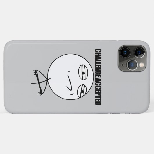 Uitdaging geaccepteerd Case-Mate iPhone case (Achterkant (horizontaal))