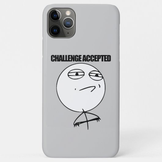 Uitdaging geaccepteerd Case-Mate iPhone case (Achterkant)