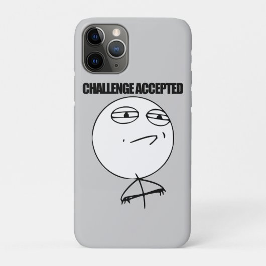 Uitdaging geaccepteerd Case-Mate iPhone case (Achterkant)