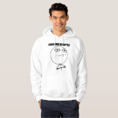 Uitdaging geaccepteerd hoodie (Voorkant volledig)