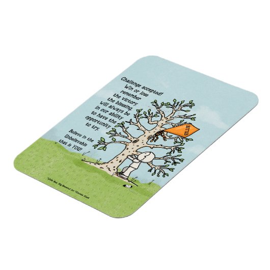 Uitdaging geaccepteerd! magneet (Linkerzijde)