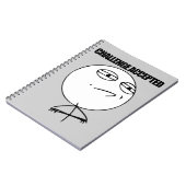Uitdaging geaccepteerd notitieboek (Linkerzijde)