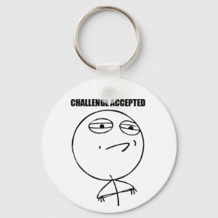 Uitdaging geaccepteerd - Sleutelhanger