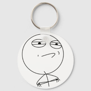 Uitdaging geaccepteerd sleutelhanger