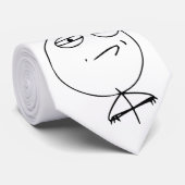 Uitdaging geaccepteerd stropdas (Opgerold)