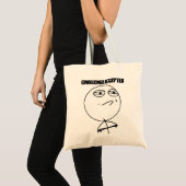 Uitdaging geaccepteerd tote bag (Voorkant (product))