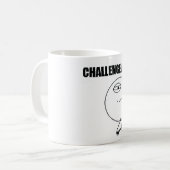 Uitdaging geaccepteerde Mok (Voorkant links)