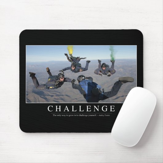 Uitdaging: Inspirerend Citaat 1 Muismat (Met muis)