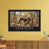 Uitdaging: Inspirerend Citaat 2 Canvas Afdruk (Insitu (Woonkamer))