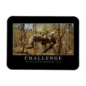 Uitdaging: Inspirerend Citaat 2 Magneet (Horizontaal)