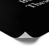 Uitdaging Inspirerend Citaat Zwart-wit leeuw Poster (Hoek)