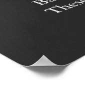 Uitdaging Inspirerend Citaat Zwart-wit leeuw Poster (Hoek)