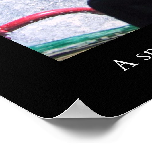 UITDAGING - Motivatie Poster BOAT met Citaat (Hoek)