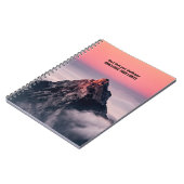 Uitdaging uw grenzen - Motivatie Notitieboek (Linkerzijde)