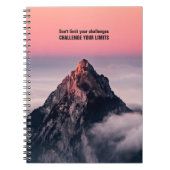 Uitdaging uw grenzen - Motivatie Notitieboek (Voorkant)