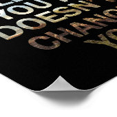 Uitdaging uw zelf Motivatie prijsopgave Poster (Hoek)