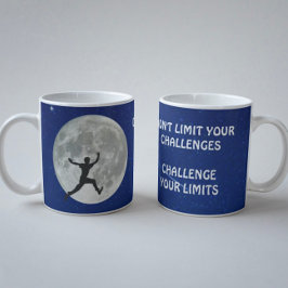 Uitdaging van uw motivatie prijsopgave koffiemok