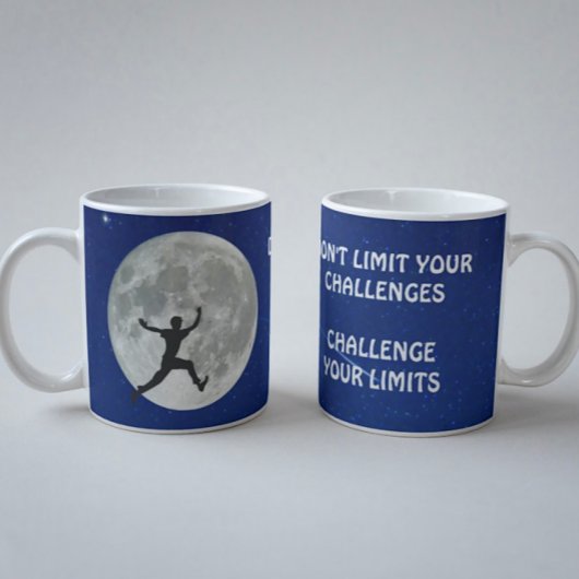 Uitdaging van uw motivatie prijsopgave koffiemok