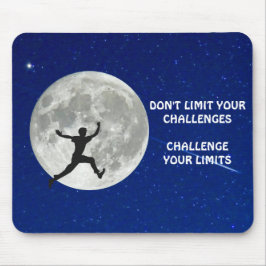 Uitdaging van uw motivatie prijsopgave muismat