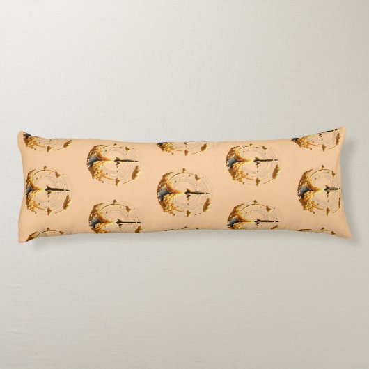 "Uitdaging van zwaartekracht geaccepteerd" Lichaamskussen (Achterkant)