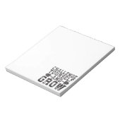 Uitdaging voor jezelf en groei - Inspirerend Notitieblok (Linkerzijde)