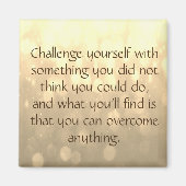 Uitdaging voor jezelf magneet (Voorkant)