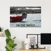 Uitdaging voor jezelf poster (Thuiskantoor)