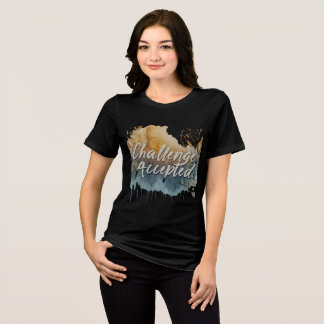 Uitdagingen aanvaard Tri-Blend shirt