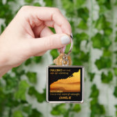 UITDAGINGEN de belangrijkste ketting van de douane Sleutelhanger (Hand)