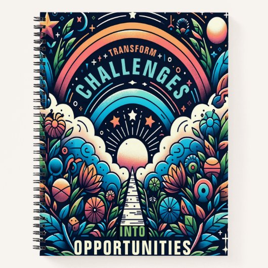 Uitdagingen omzetten in kansen notitieboek (Voorkant)